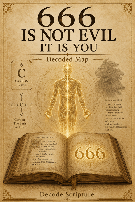 666 Is Not Evil: It Is You - Decoded Map
