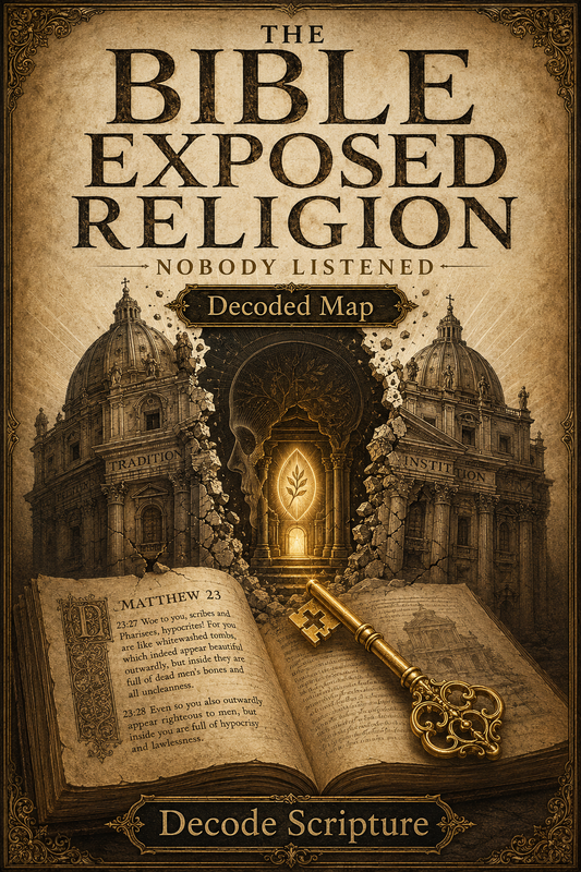 The Bible Exposed Religion 2,000 Years Ago: Nobody Listened - Decoded Map