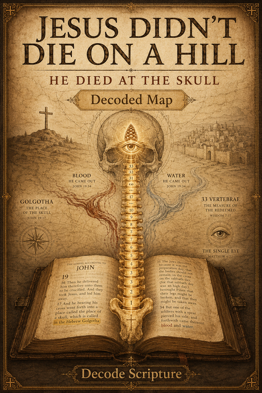 Jesus Didn't Die on a Hill: The Bible Says He Died at the Skull - Decoded Map