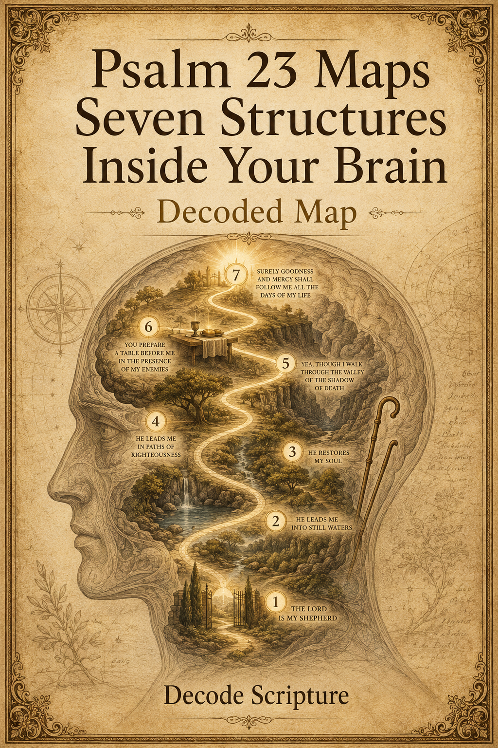 Psalm 23 Maps Seven Structures Inside Your Brain - Decoded Map