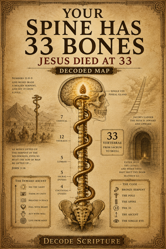 Your Spine Has 33 Bones: Jesus Died at 33. Coincidence? - Decoded Map
