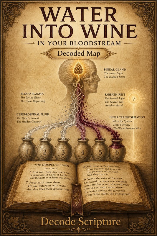 Water Into Wine Is Happening in Your Bloodstream - Decoded Map